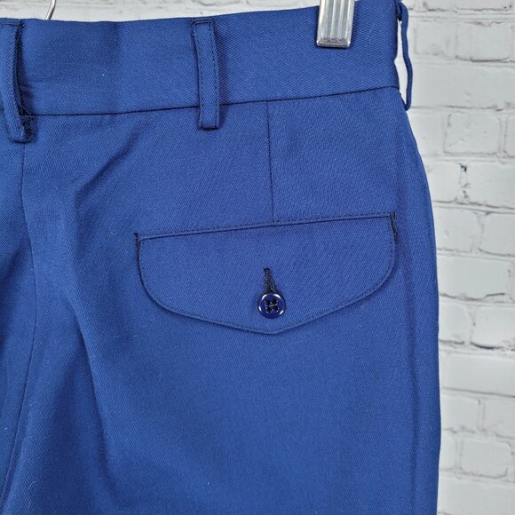 Defense Logistics Agency Marine Corps Blue Wool Blend Trousers Pants 29R (29x31) - Picture 12 of 14